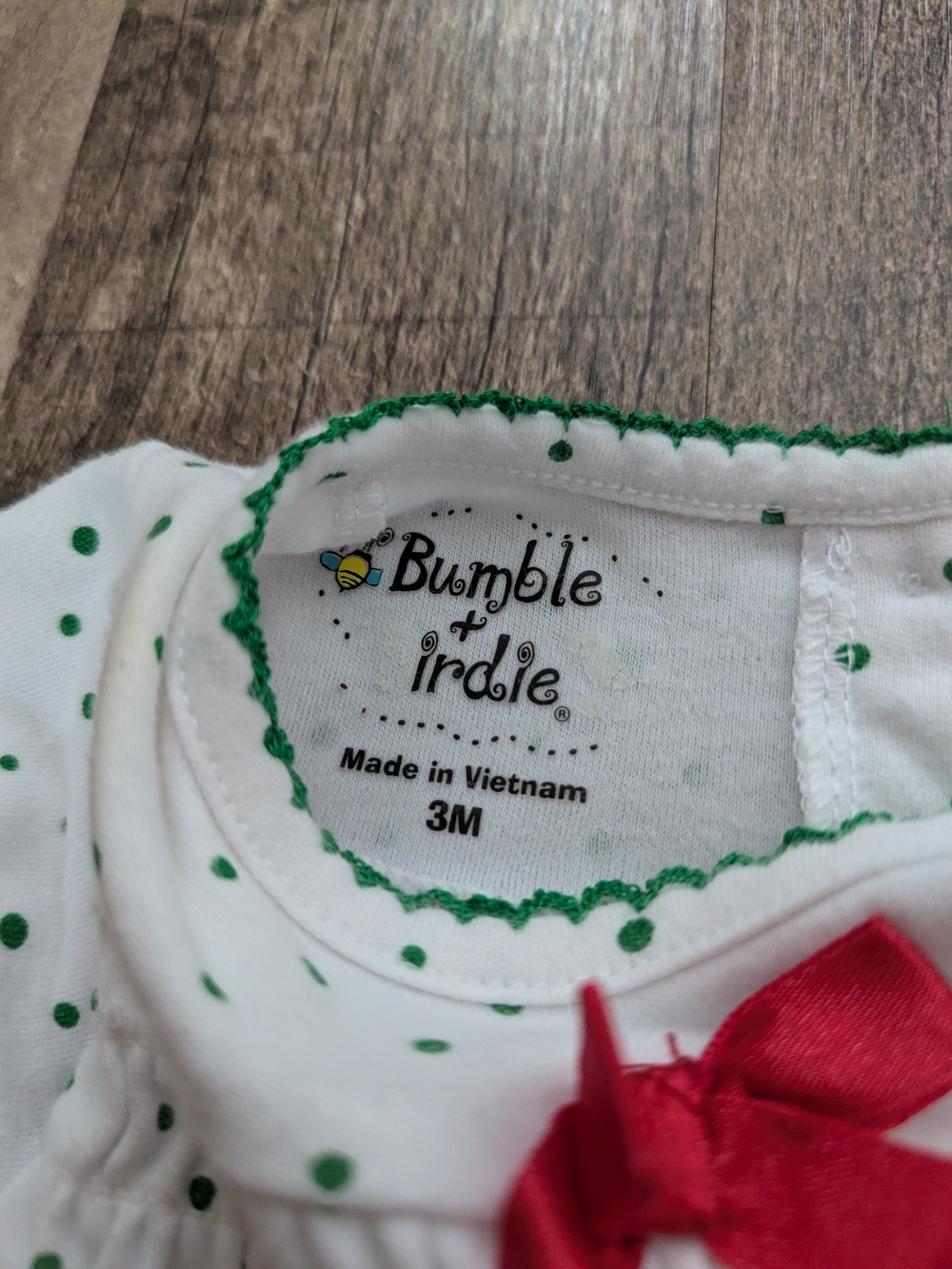 Baby Girl Christmas Top - Picture 3 of 3